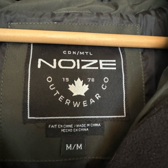 Noize Dark Olive Green 3/4 parka - Picture 3 of 5